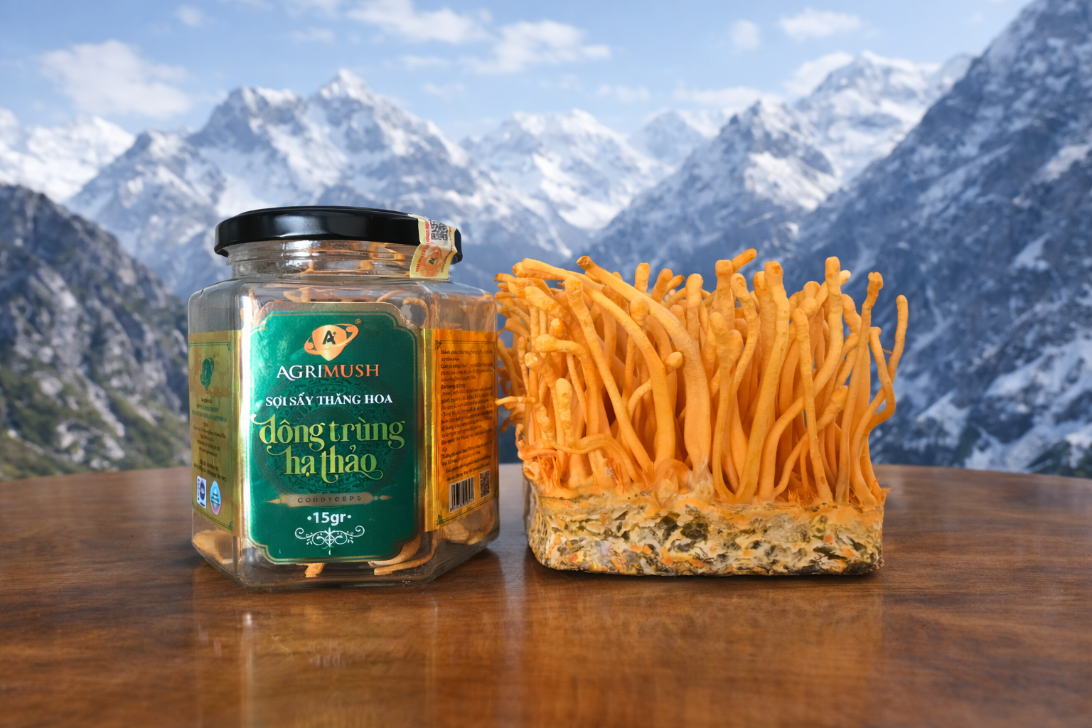 Đông trùng hạ thảo Agrimush – Tinh hoa dưỡng